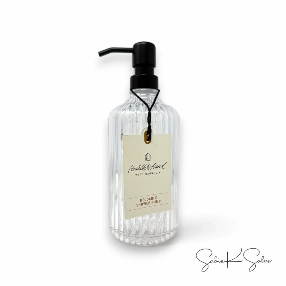 Fluted Acrylic Shower Dispenser‎ - Hearth & Hand Magnolia, Target 2023
